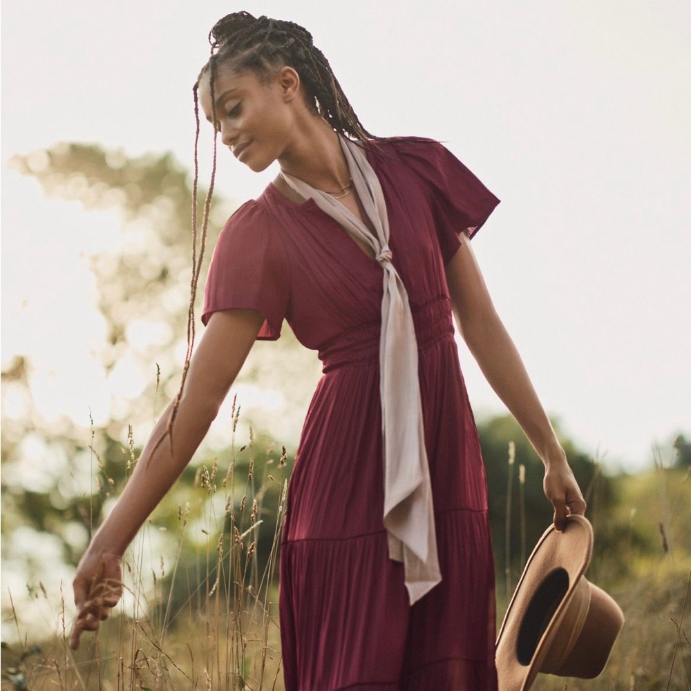 EUC Anthologie Somerset maxi wine color